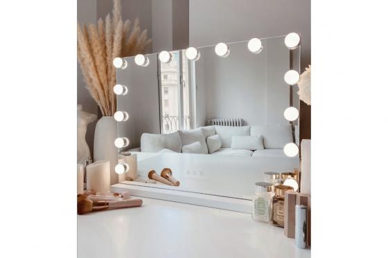 XL LED Schminkspiegel - inkl. 15 LEDs 1 