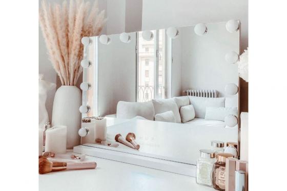 XL LED Schminkspiegel - inkl. 15 LEDs 3 