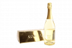 Bouteille de vin 7.5 dl - avec or 23 carats 