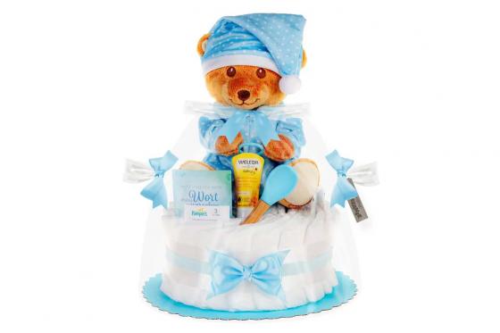 Gâteau de couches musical - bleu - Pampers Gr. 2  