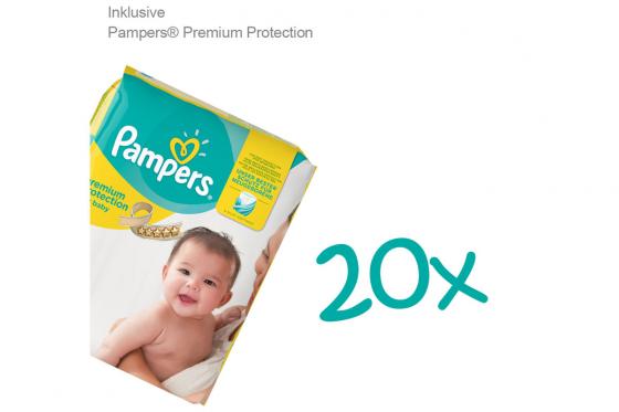 Gâteau de couches musical - bleu - Pampers Gr. 2 6 