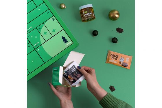Veganer Adventskalender - hochwertige Snacks 4 