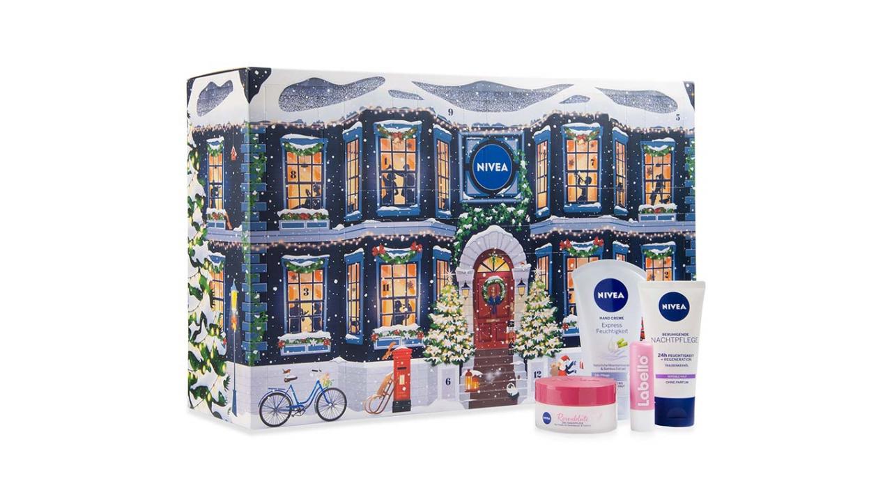 Calendrier de l'Avent Nivea, 24 produits de soin Nivea