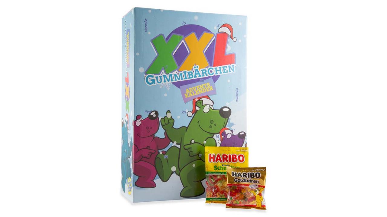 Calendrier de l'Avent XXL Haribo, 3kg