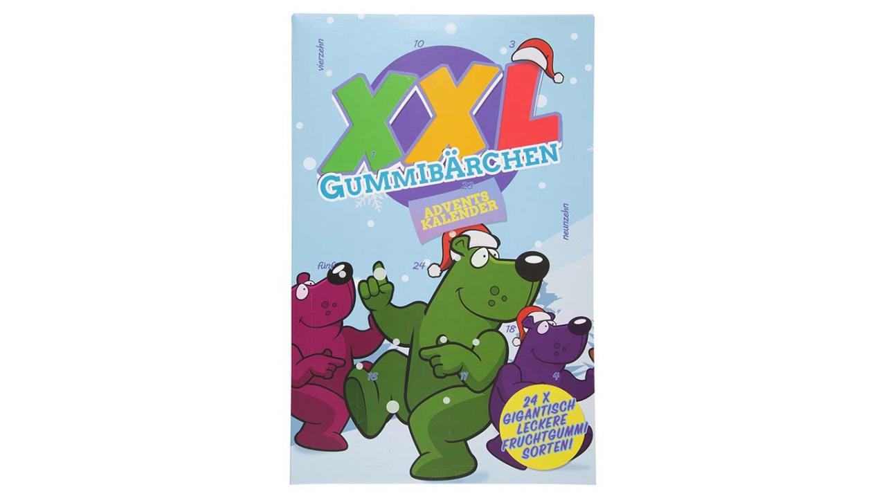 Adventskalender XXL Haribo, 3kg 2