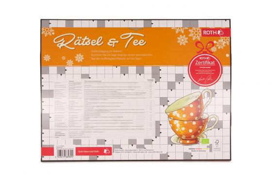 Tee-Adventskalender - „Rätsel & Tee