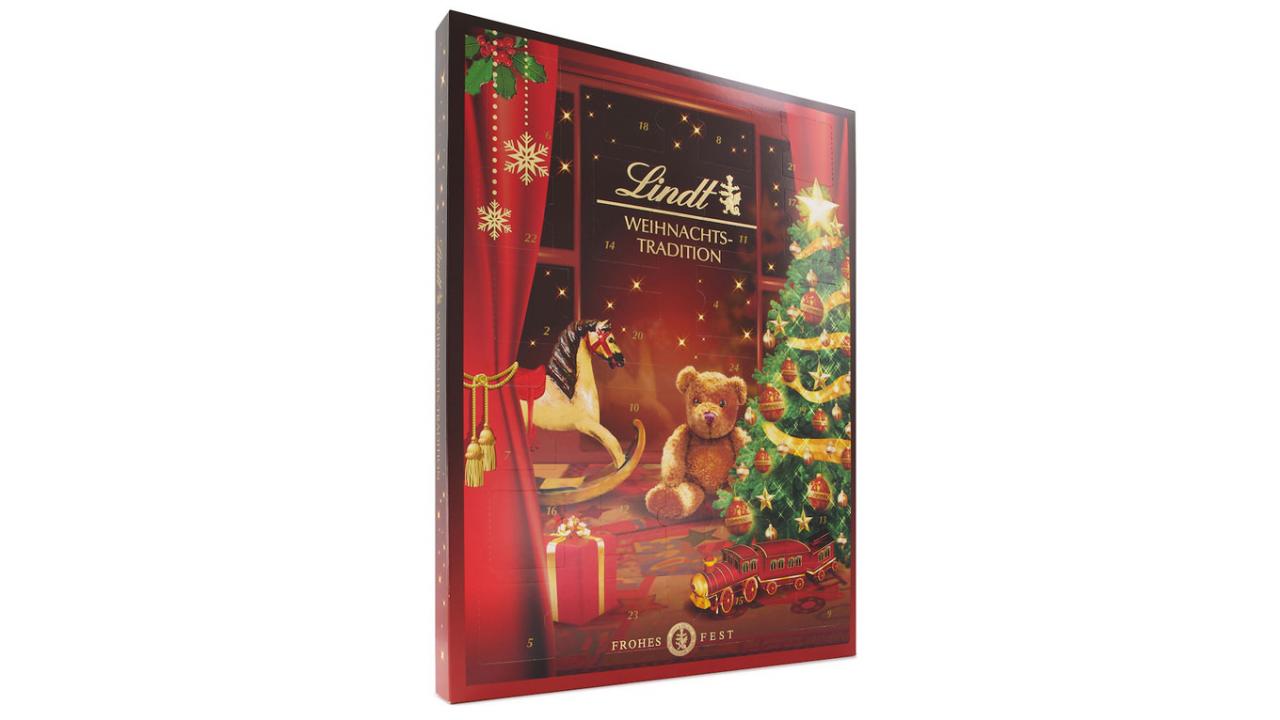 Lindt Adventskalender, WeihnachtsTradition geschenkparadies.ch