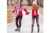 Gants pour les Amoureux - Moufles polaires flocons de neige  3