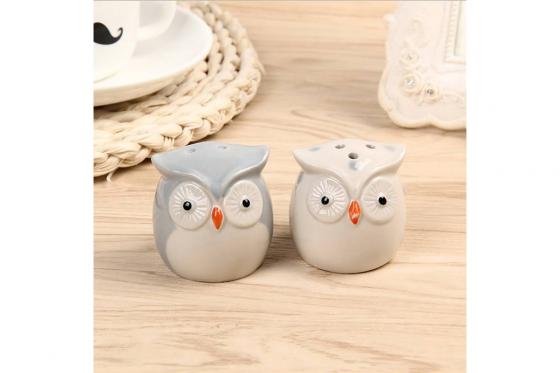 Salz- und Pfefferstreuer - Eulenpaar  