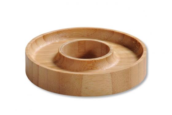 Eierbecher Bambus - 4-er Set, mit Gravur 1 