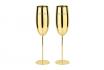 Sektgläser mit Gravur - 2er Set - gold 