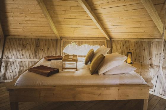 Cabane perchée en famille - 1 nuit pour 7 personnes avec petit déjeuner compris 2 