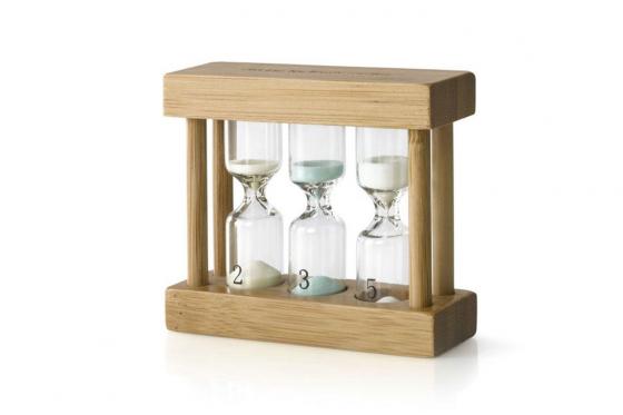 Tee-Sanduhr 3 in 1 - aus Bambus  