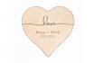 Cœur en bois Love - personnalisable 