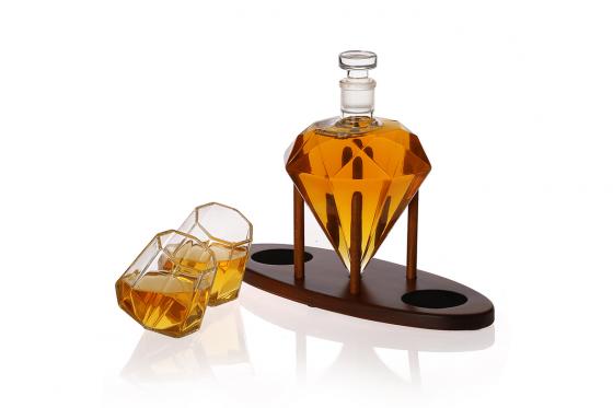 Diamant Karaffen-Set - inkl. 2 Gläser 4 