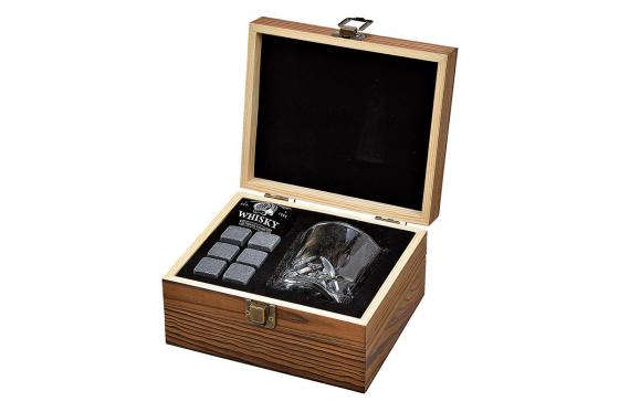 Whiskey Geschenkset - in edler Holzbox  