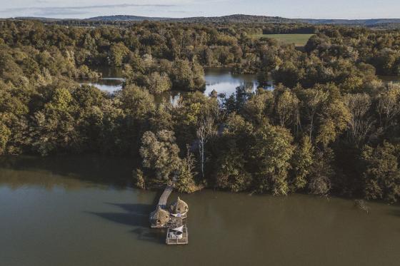 Cabane flottante SPA en famille - 1 nuit pour 6 personnes avec petit déjeuner compris 4 