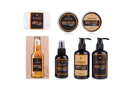 Männer Wellness-Set - im Metallkorb 1 
