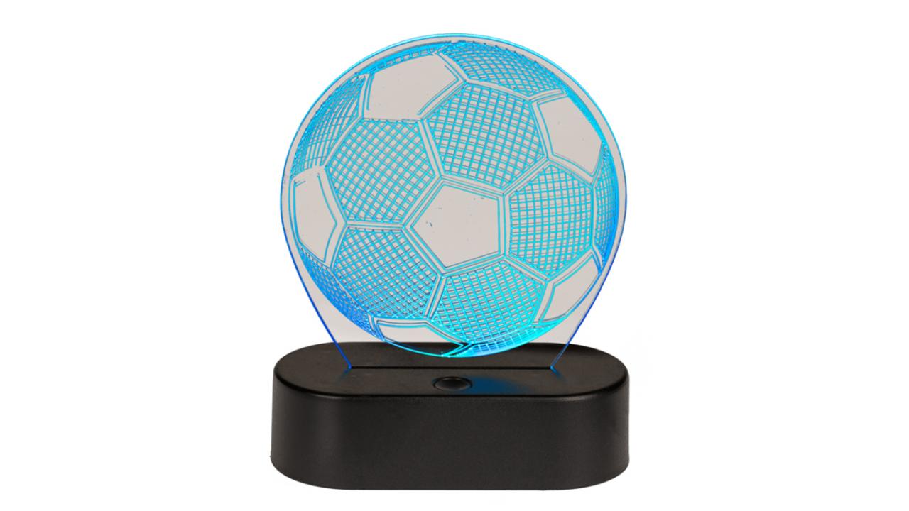 Lampe 3D ballon de foot, avec USB