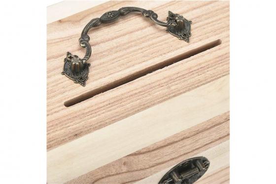 Schatztruhe aus Holz - mit Gravur 2 