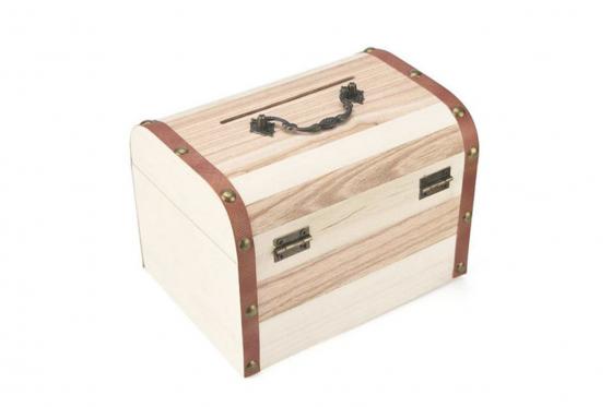 Schatztruhe aus Holz - mit Gravur 3 