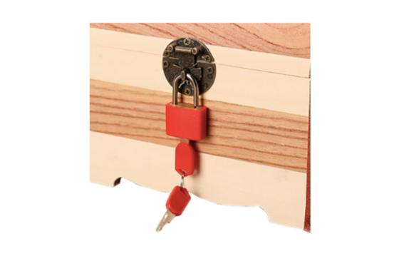 Schatztruhe aus Holz - mit Gravur 4 