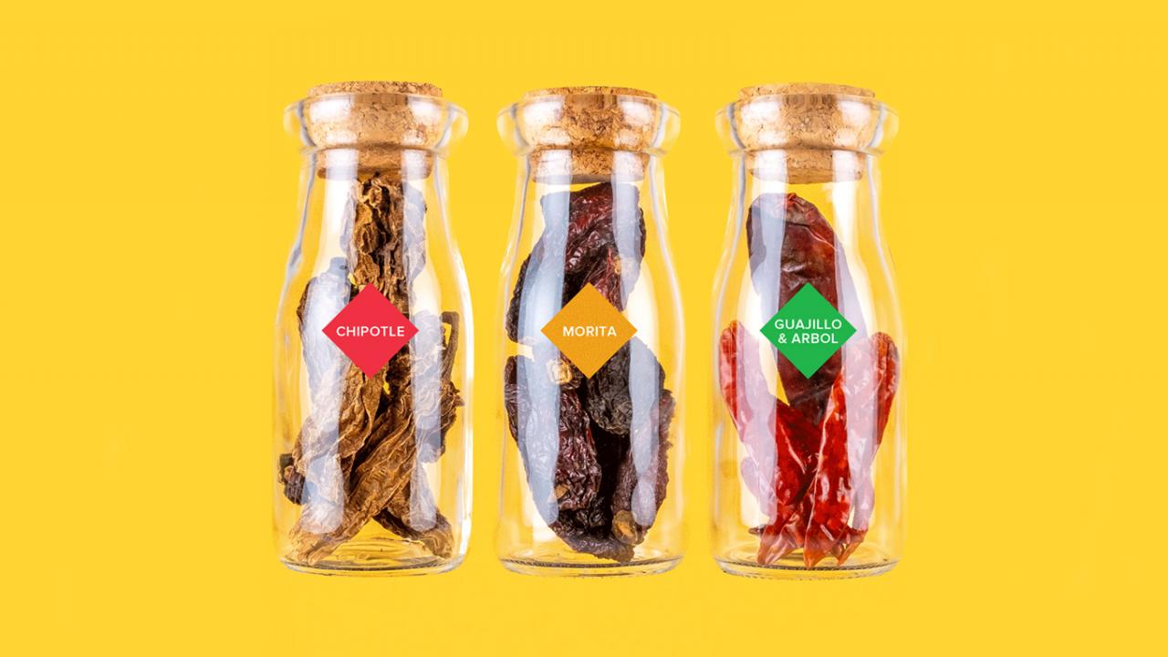 DIY sauces pimentées Kit homemade 6 pièces 1