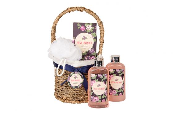 Wellness-Set - Lavendelkörbchen  