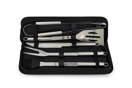 Kompaktes Grillset - 6-teilig & multifunktional 1 