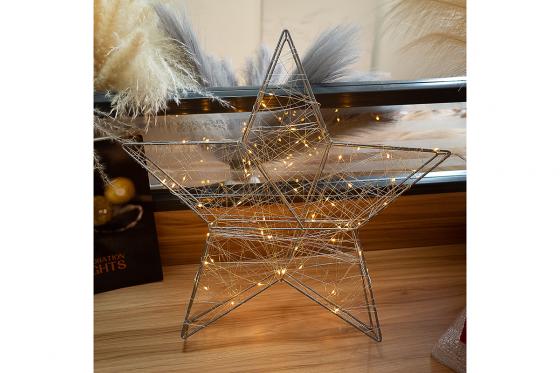 Étoile LED & guirlande lumineuse - Intérieur 3 