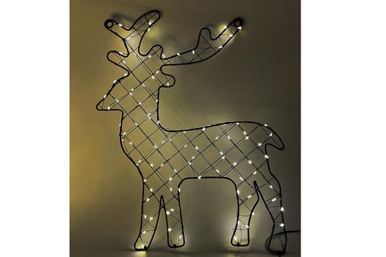 LED Hirsch & Lichterkette - Outdoor 2 