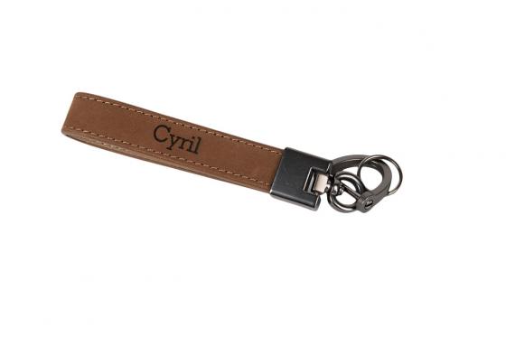 Leder Schlüsselanhänger - mit Gravur 1 