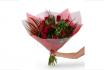 Bouquet de fleurs fraîches - Roses rouges - 12 roses (🚚 2 à 4 jours) 