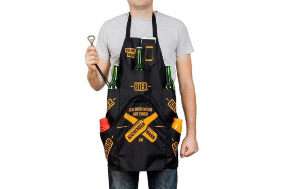 Grillschürze - mit Taschen  