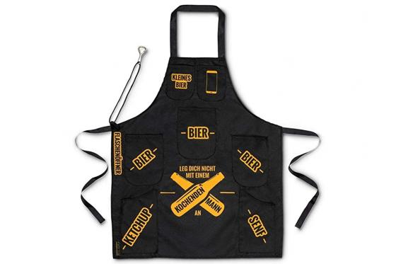 Grillschürze - mit Taschen 2 