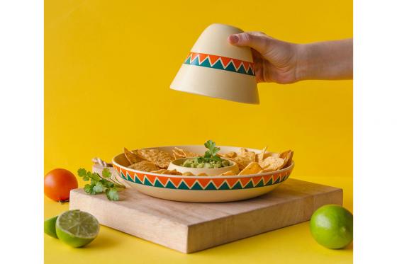 Assiette mexicaine pour nachos  - Chip and Dip 1 