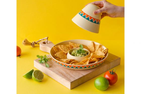 Assiette mexicaine pour nachos  - Chip and Dip 2 