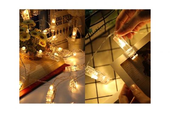 Guirlande lumineuse clip photo - 6 mètres 1 