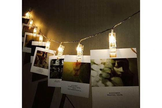 Guirlande lumineuse clip photo - 6 mètres 2 