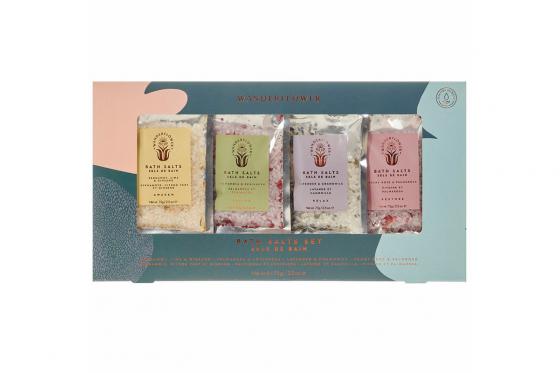 Badesalz-Set - 4 verschiedene Salze  