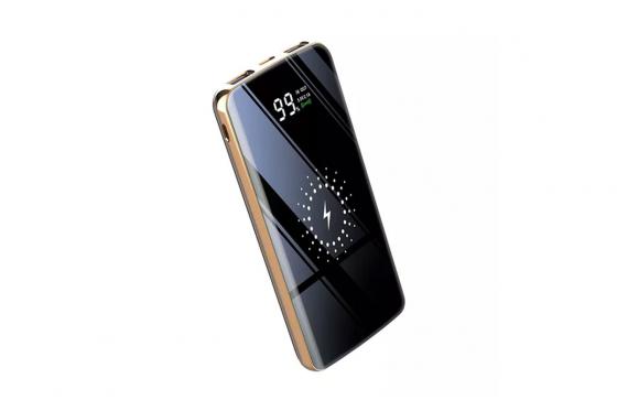 Edle Powerbank gold - Wireless Charging, 20'000 mAh  