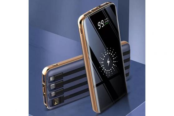 Edle Powerbank gold - Wireless Charging, 20'000 mAh 1 