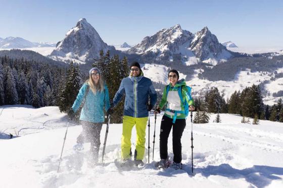 Schneeschuhtour im Mythengebiet - inkl. Fondue und kurze Schlittelabfahrt 3 