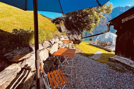 Bubble-Suite Übernachtung - unter dem Sternenhimmel mit Trottiabfahrt für 2 | in Filzbach 1 