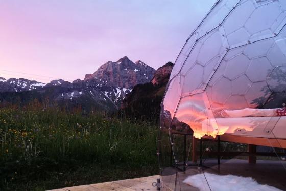 Glas-Iglu Übernachtung - unter 5 Millionen Sternen für 2 Personen | in Isenthal 1 