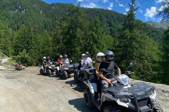 Quad-Tour in Verbier - mit Walliser Apéro und Überraschungsgeschenk für 2 Personen 1 