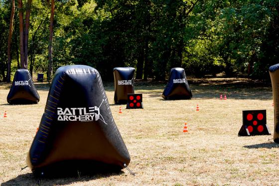 Bogenschiessen im Team - Mix zwischen Paintball und Bogenschiessen für 4 Personen 6 