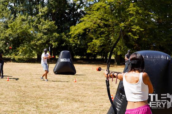 Bogenschiessen im Team - Mix zwischen Paintball und Bogenschiessen für 4 Personen 8 