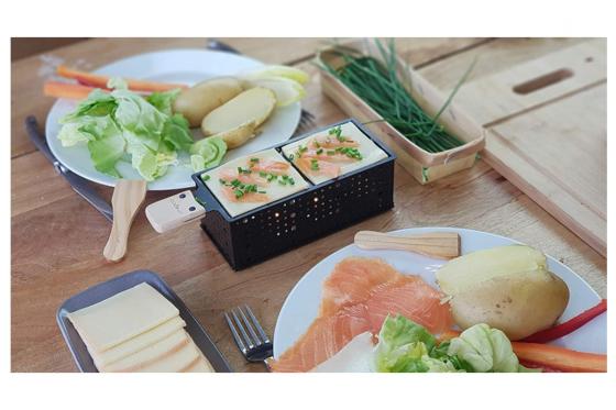 Fondue- & Raclette Geschenkset - mit Kerzenlicht 3 