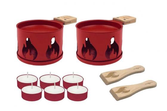 Raclette à la bougie - tu me fais fondre - Pour 2 personnes 1 